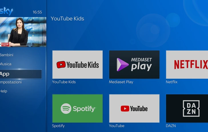 Youtube Kids arriva su Sky Q