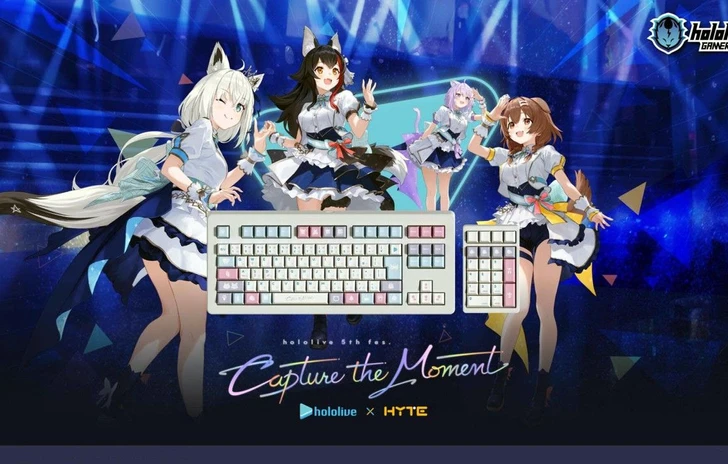 Hyte e i tasti personalizzati hololive Gamers Capture the Moment