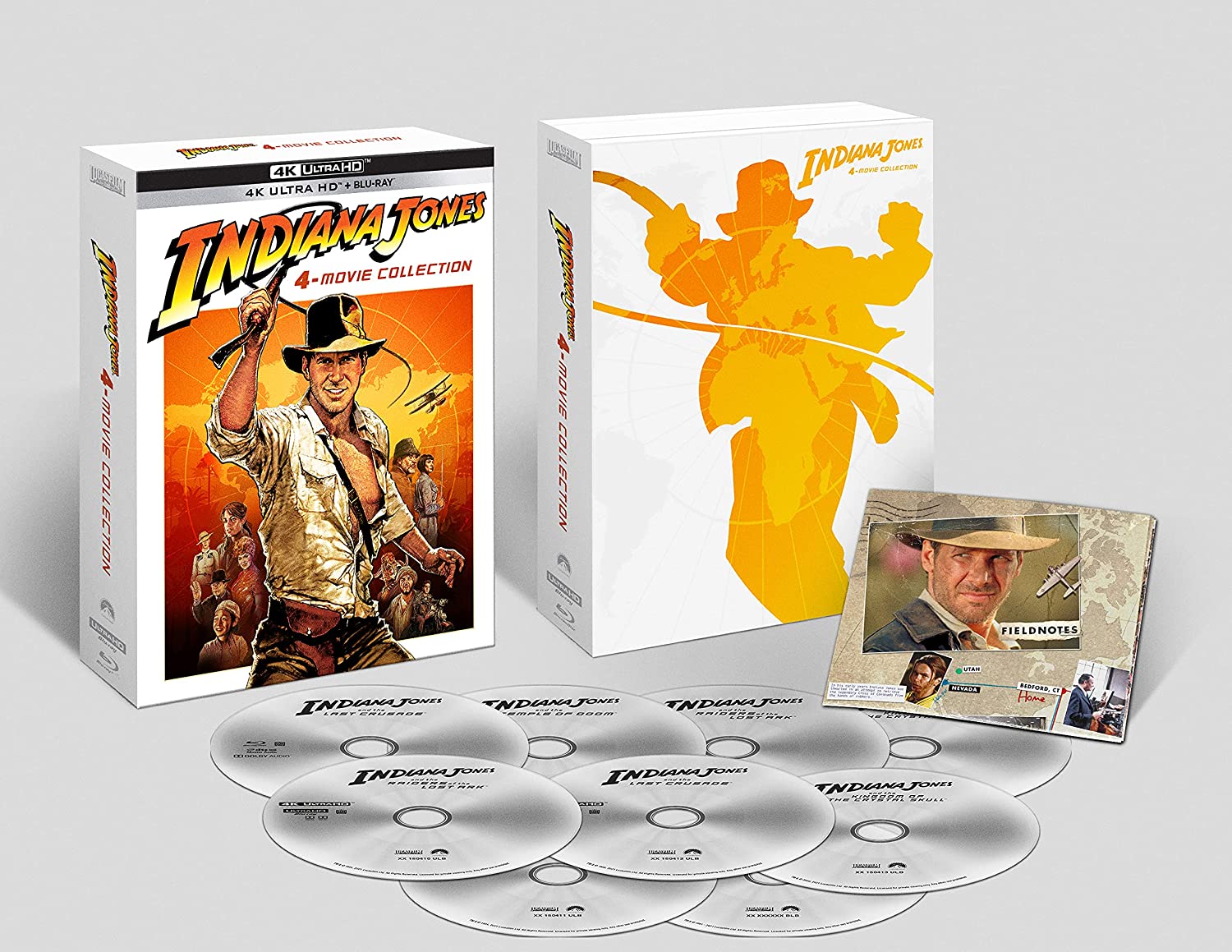 Indiana Jones 4 Movie Collection Lavventura rivive in 4K