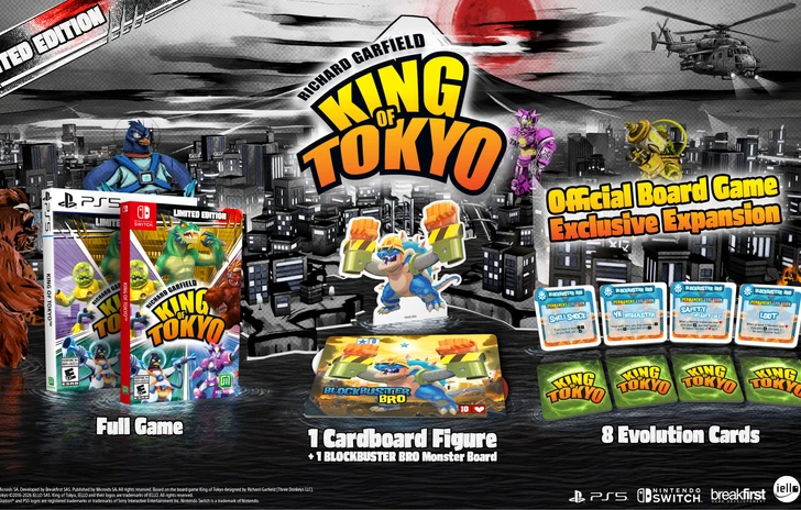 King of Tokyo il board game del creatore di Magic The Gathering diventa un videogioco
