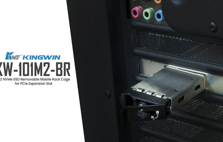 Kingwin Removable Mobile Rack Cage  Scambia lSSD M2 NVMe