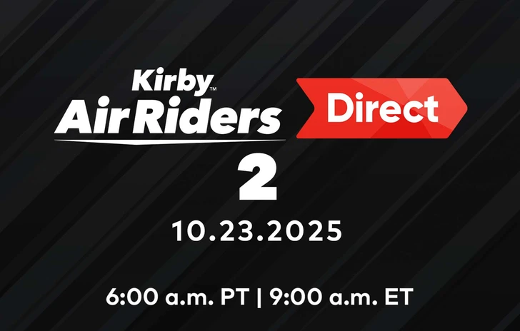 Kirby Air Riders Nintendo terrà il 23 ottobre un Direct dedicato