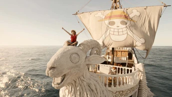 La nave di Monkey D Rufy in One Piece Crediti Netflix
