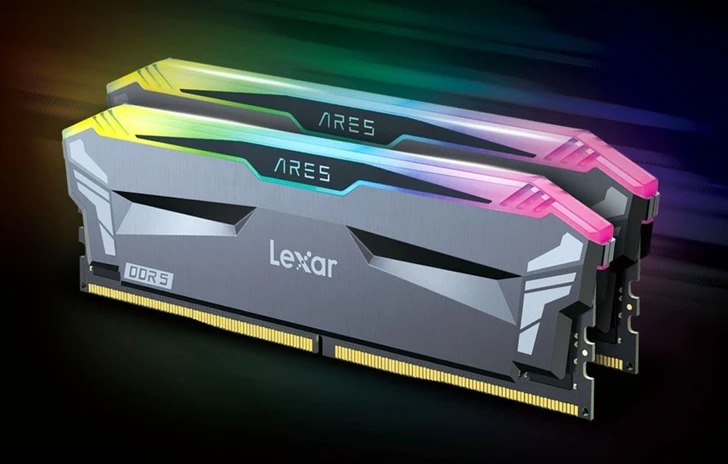 Lexar  Nuove memorie Ares DDR5 non solo RGB