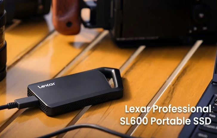 Lexar  SSD portatile Professional SL600 fino a 4 Terabyte