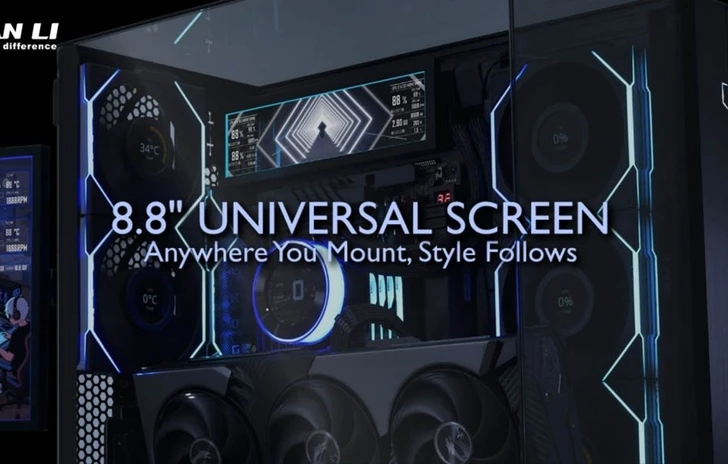 Lian Li  Schermo universale 88 tra stile e informazione