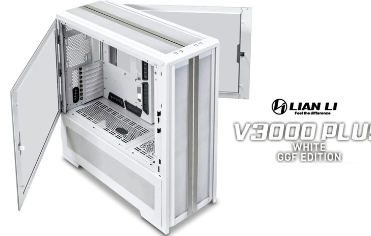 V3000 Plus PC case full tower bianco di Lian Li