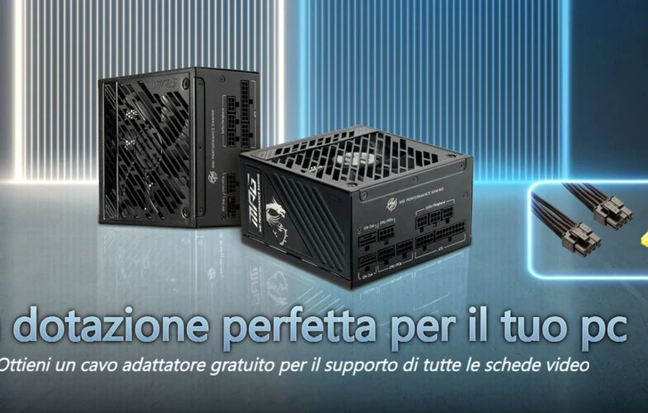 MSI Promozione con regalo acquistando PSU selezionati