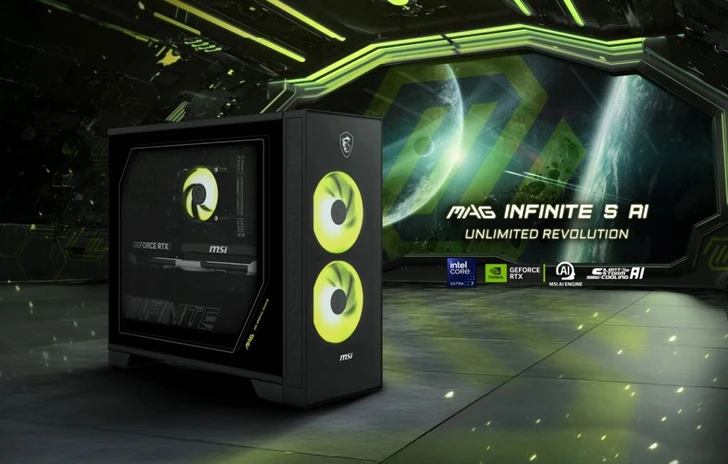 MSI MAG Infinite S AI 2nd potenzia il gaming