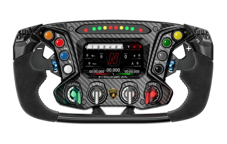 Moza Racing e Automobili Lamborghini Volante Essenza SCV12