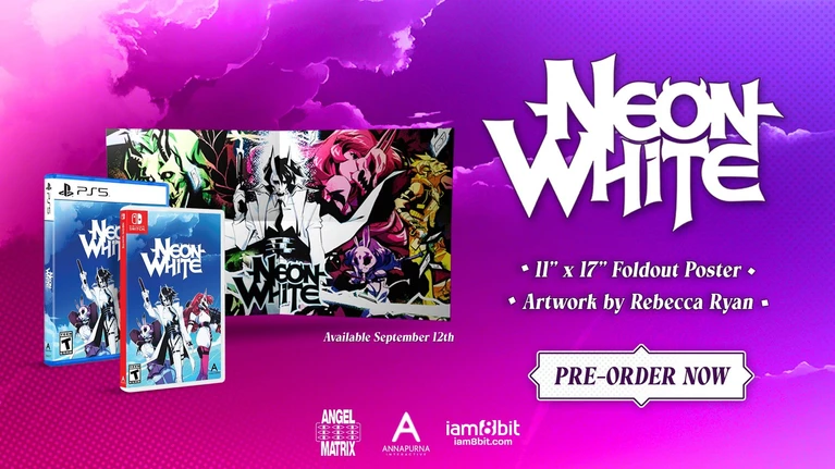 Neon White in edizione fisica su Switch e PS5 dal 15 settembre 