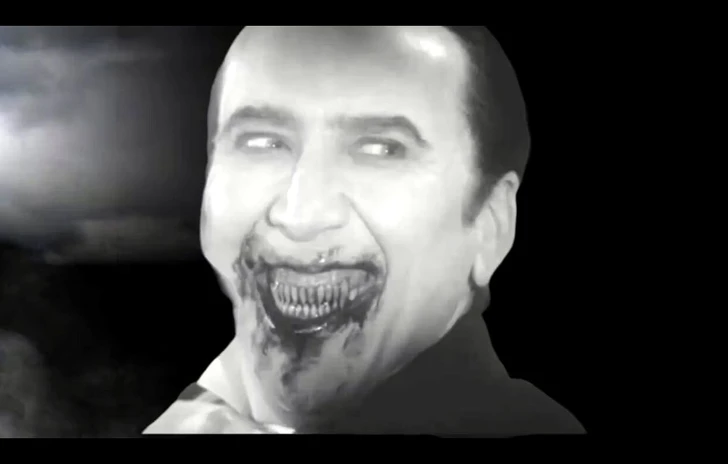 Renfield  Lo spot TV con Nicolas Cage vampiro in bianco e nero