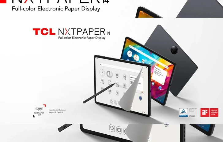NXTPAPER 14 Il tablet TCL per chi tiene alla salute degli occhi