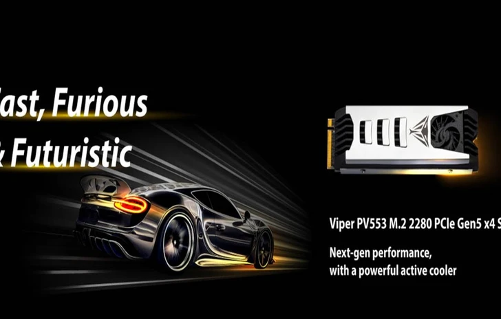 Patriot Viper PV553  SSD dalle prestazioni gaming eccezionali