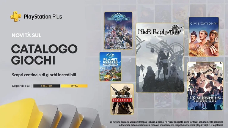 PlayStation Plus i titoli Extra e Premium di settembre
