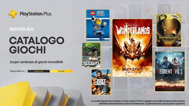 PlayStation Plus i titoli Extra e Premium di gennaio
