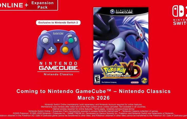 Pokémon XD a marzo il secondo capitolo per GameCube arriva su Switch 2