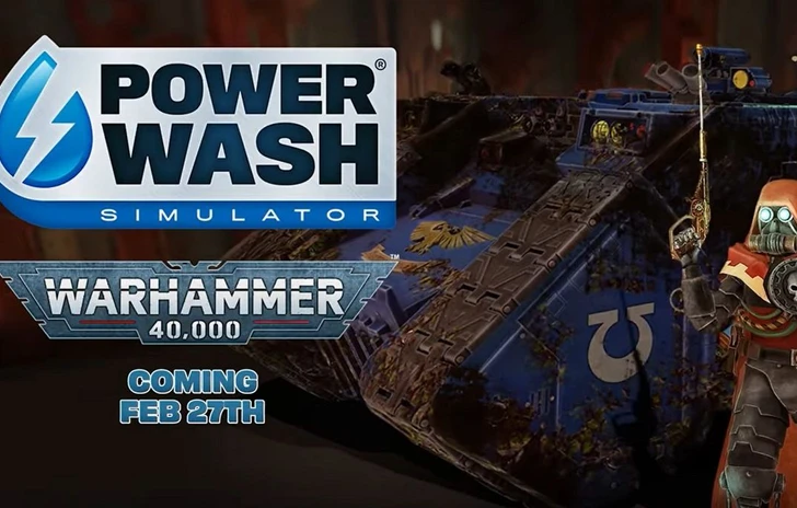 PowerWash Simulator loda lImperatore con il nuovo DLC dedicato a Warhammer 40000