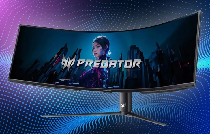 ACER  Nuovi monitor gaming OLED e MiniLED curvi