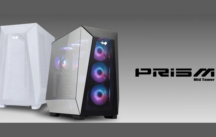 InWin lancia il case PC Prism Sky Mirror White Edition