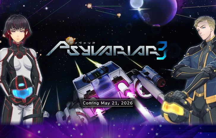 Psyvariar 3 il ritorno dello shmup slitta a maggio