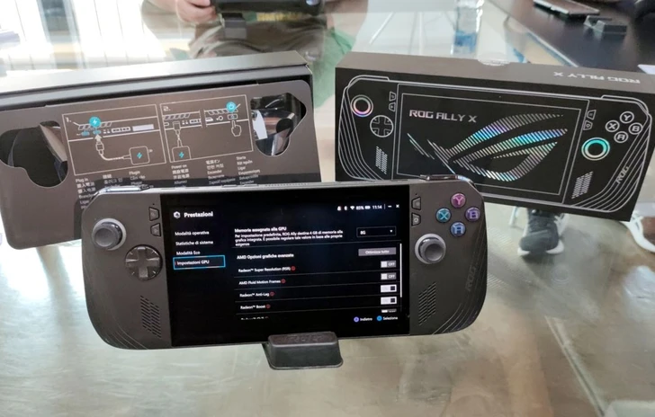 Asus ROG Ally X Handson della versione 20 della game console