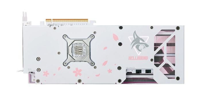 PowerColor- Schede grafiche Hellhound RX 7800 XT Sakura Edition