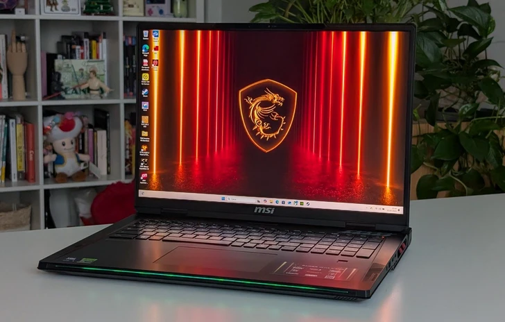 MSI Raider 18 HX AI A2XWIG recensione per il gamer che non deve chiedere mai