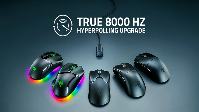 Razer gaming mouse update del polling wireless a 8000 Hz