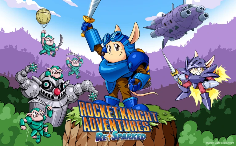 Konami annuncia Rocket Knight Adventures ReSparked