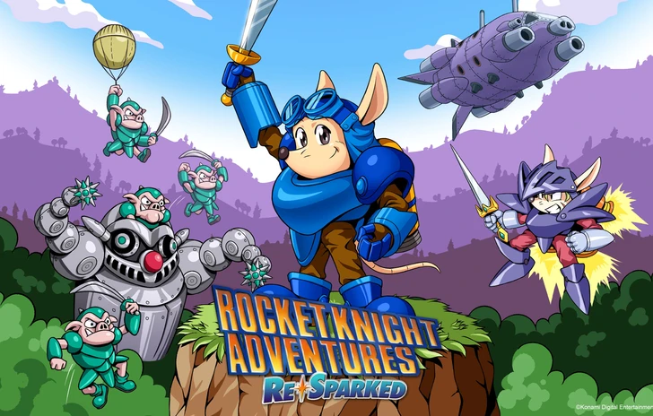 Konami annuncia Rocket Knight Adventures ReSparked