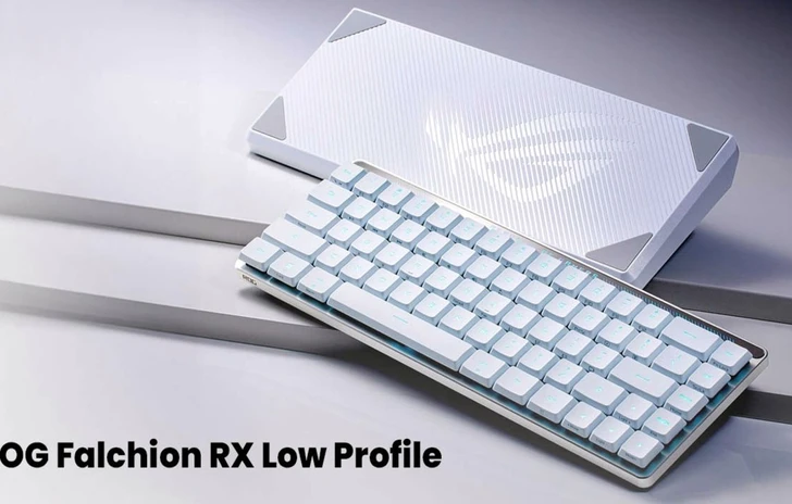ASUS ROG Falchion RX Low Profile  Nuova tastiera gaming al 65