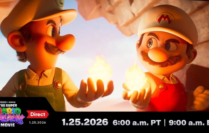 Super Mario Galaxy Il film il 25 gennaio un Direct per il lungometraggio animato