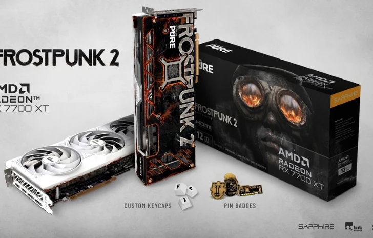 Sapphire Pure AMD Radeon RX 7700 XT Ledizione Frostpunk 2