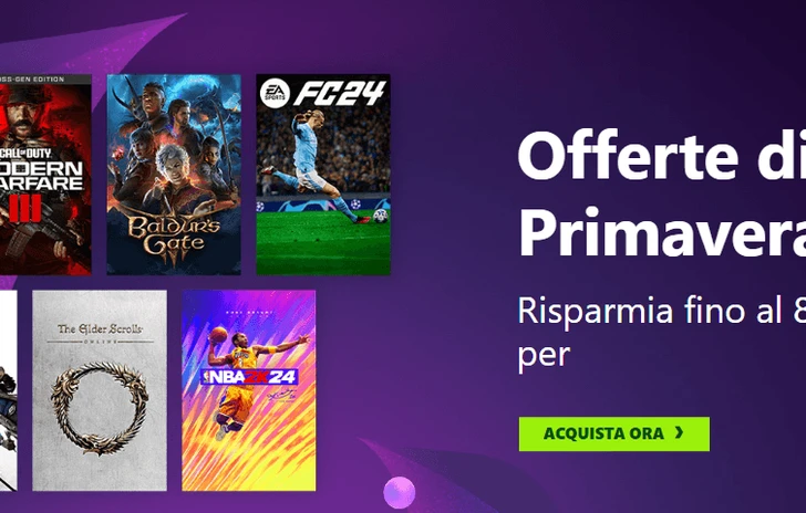 Offerte di Primavera per Xbox