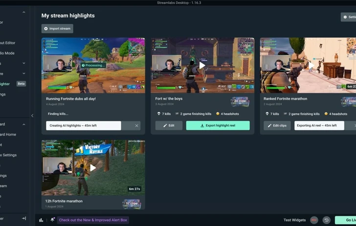Logitech G Streamlabs AI Game Highlighter per il live stream