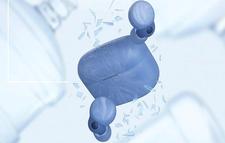 Sony LinkBuds S Earth Blue in resina riciclata