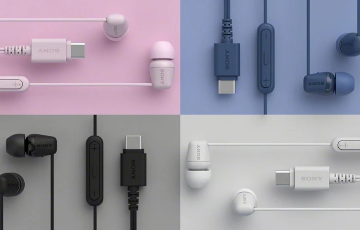 Sony presenta i nuovi auricolari IEREX15C USBC