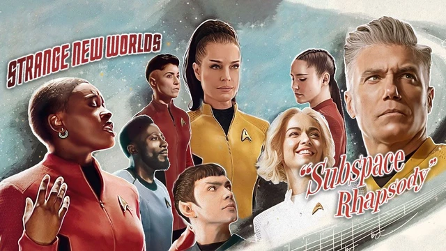 Star Trek Strange New Worlds lepisodio musical e il crossover con Lower Decks