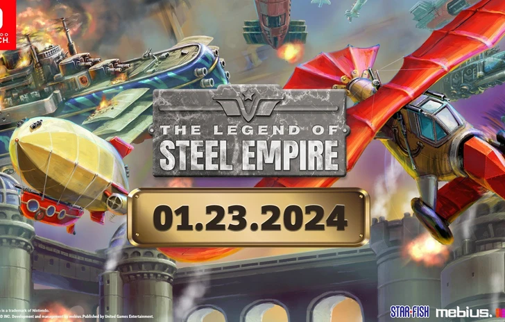 The Legend of Steel Empire esce su Switch il 23 gennaio