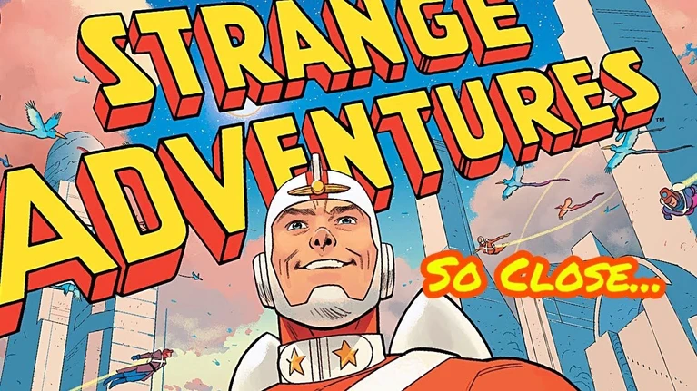 DC Studios  Il fumetto Strange Adventures e un supereroe vintage