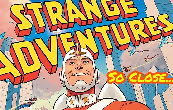 DC Studios Il fumetto Strange Adventures e un supereroe vintage