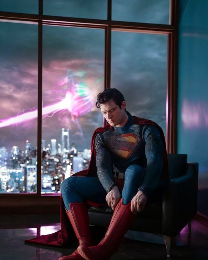Superman 2025 - La prima immagine di David Corenswet con la tuta