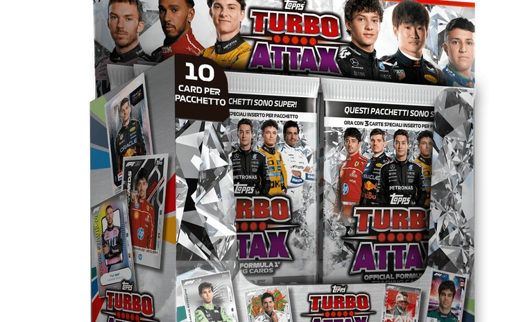 F1 Turbo Attax Diamond Collection  da Topps le carte celebrative