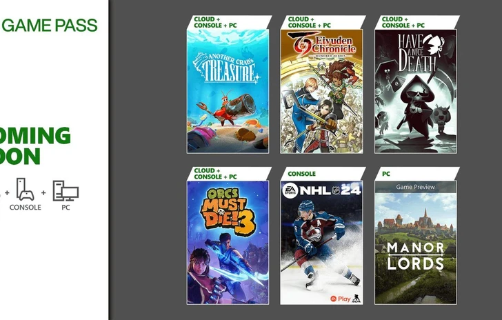 Xbox Game Pass la seconda ondata di aprile