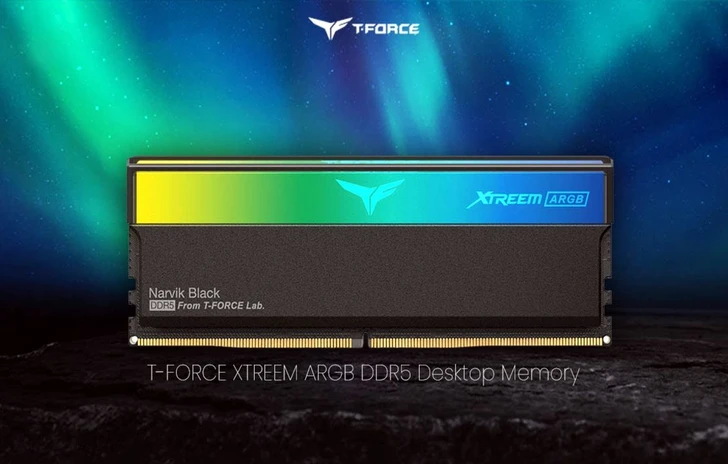 TForce Xtreem ARGB DDR5  Banchi di memoria avanzati Teamgroup