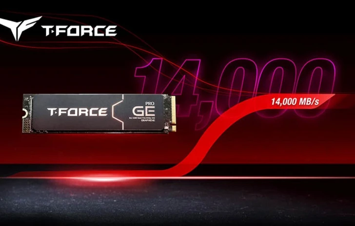 SSD TFORCE GE PRO  Hard disk con dissipatore in grafene