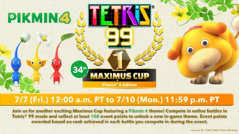 I Pikmin sbocciano su Tetris 99 in un nuovo evento 