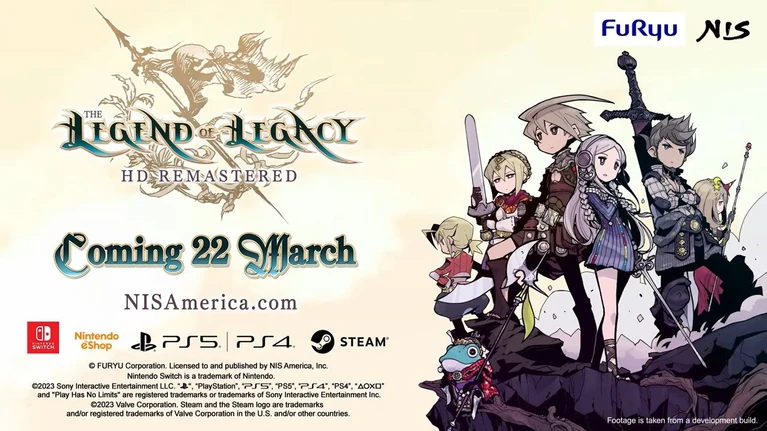 The Legend of Legacy HD Remastered il trailer gameplay