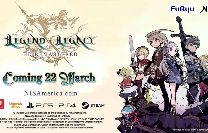 The Legend of Legacy HD Remastered il trailer gameplay